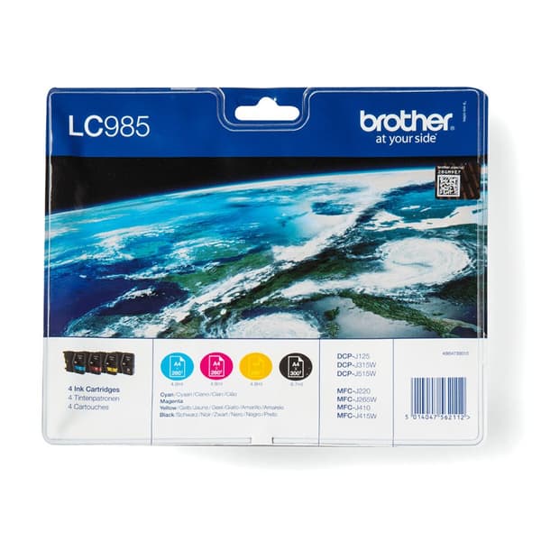 Originale Blekkpatroner Brother LC-985VALBP Flerfarget