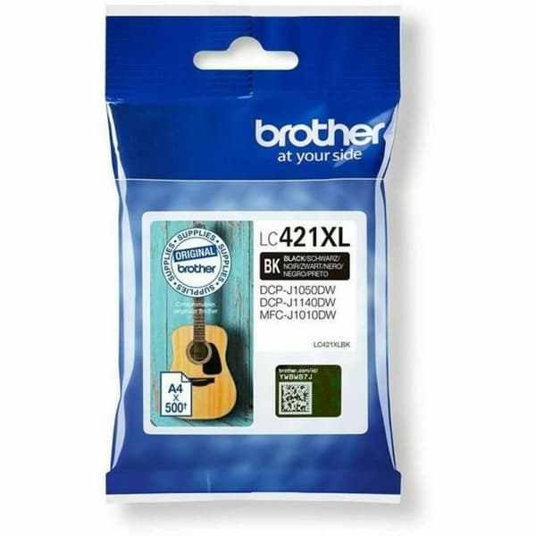Originale Blekkpatroner Brother LC-421XLBK Svart