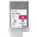 Miniatyrbilde 2 av 2: Originale Blekkpatroner Canon PFI-102M Rød Magenta