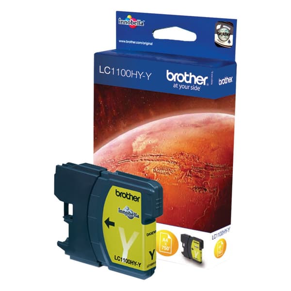 Originale Blekkpatroner Brother LC-1100HYY Gul