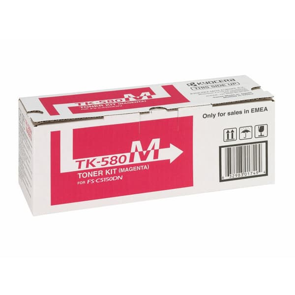 Originale Toner Kyocera TK-580M Svart Magenta