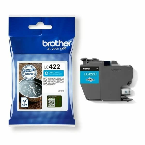 Originale Blekkpatroner Brother LC-422C Cyan