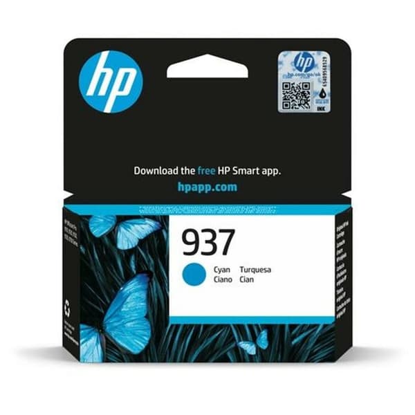 Alkunperäinen mustepatruuna HP 4S6W2N Syaani