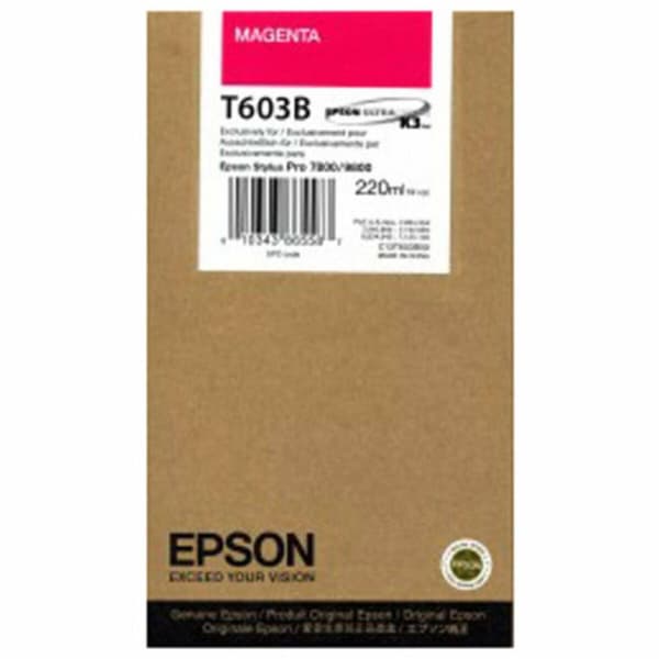 Alkunperäinen mustepatruuna Epson C13T603B00 Magenta
