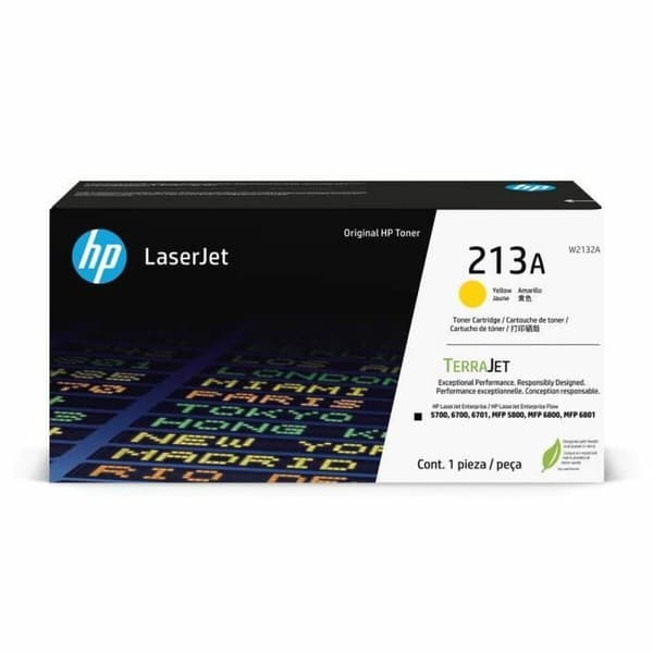 Alkuperäinen mustepatruuna HP W2132A Keltainen