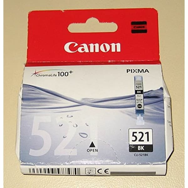 Alkunperäinen mustepatruuna Canon CLI-521 BK Musta