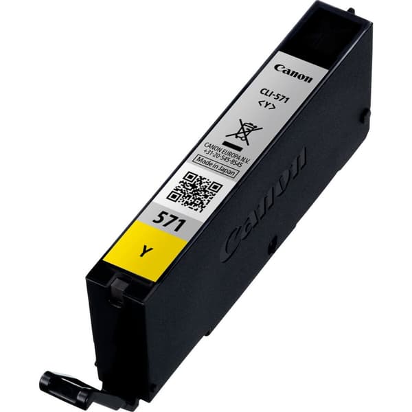 Originale Blekkpatroner Canon CLI-571Y Gul