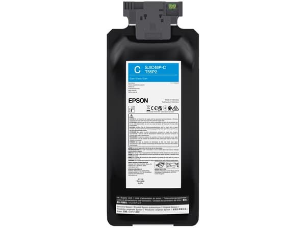 Epson T55P2 - 480 ml - cyan - original - box - bläckpaket - för EPL C8000E