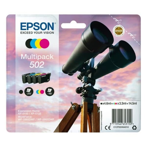 Kompatibel blækpatron Epson C13T02V64010 14,5 ml Sort Multifarvet Sort/Cyan/Magenta/Yellow