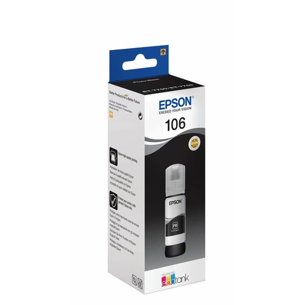 Blekk til påfyllingspatroner Epson S0227127 70 ml Svart