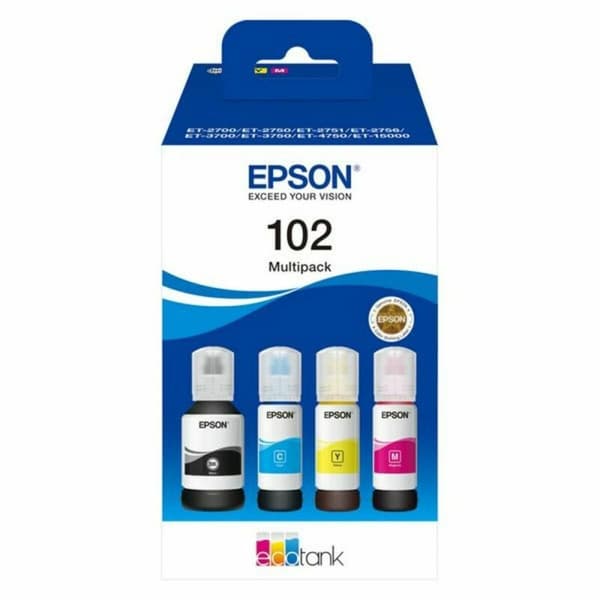 Blæk til genopfyldningspatroner Epson 102 EcoTank