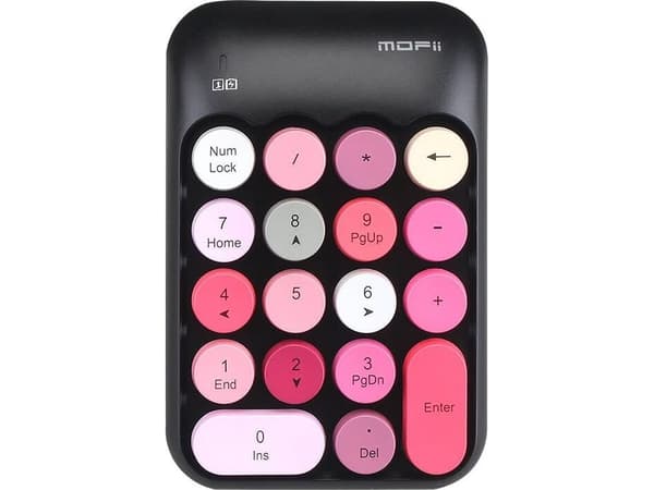 Langaton numeronäppäimistö MOFII X910 (musta+punainen)