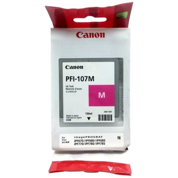 Originale Blekkpatroner Canon PFI-107M Magenta