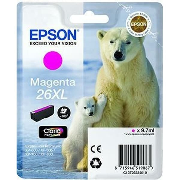 Original Bläckpatron Epson 26XL Magenta