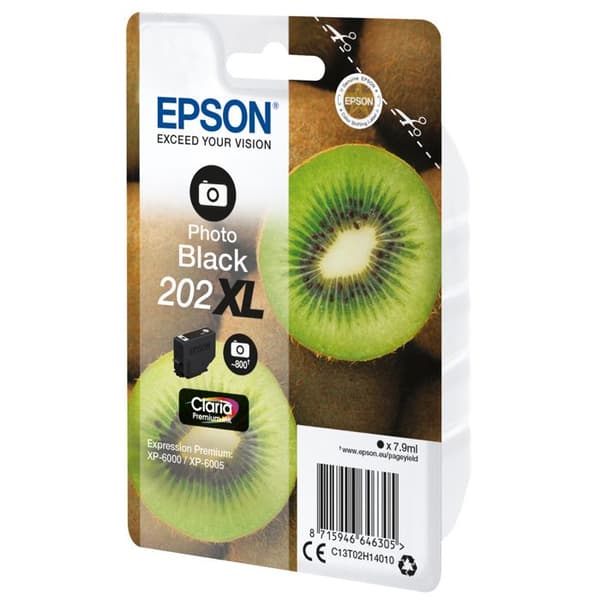 Epson Claria Premium 202XL bläckpatron - Svart - Bläckstråle - High Yield - 800 sidor