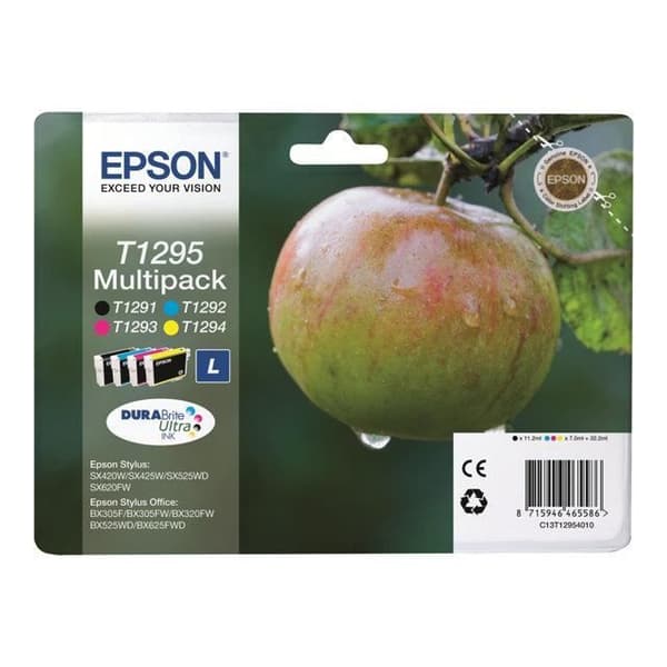 Epson T1295 multipack bläckpatron - svart, cyan, magenta, gul