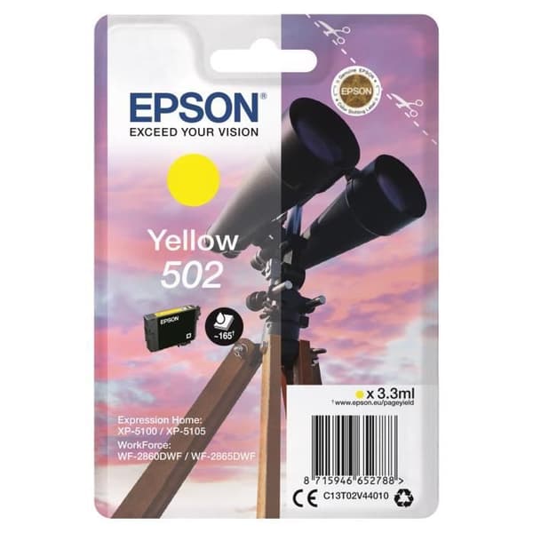EPSON Binocular Cartridge - Yellow 502