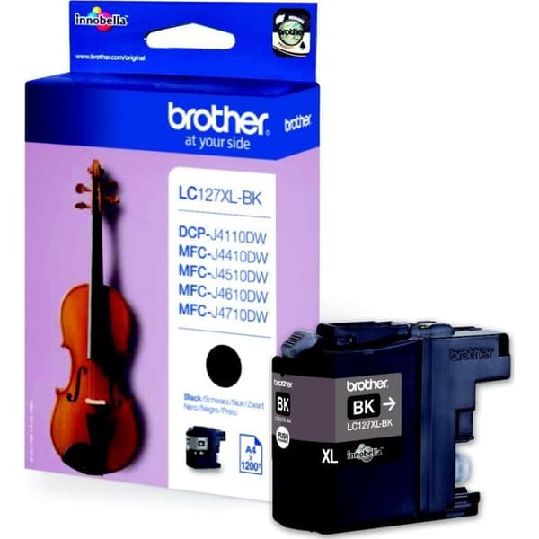 Brother LC127XLBK bläckpatron svart