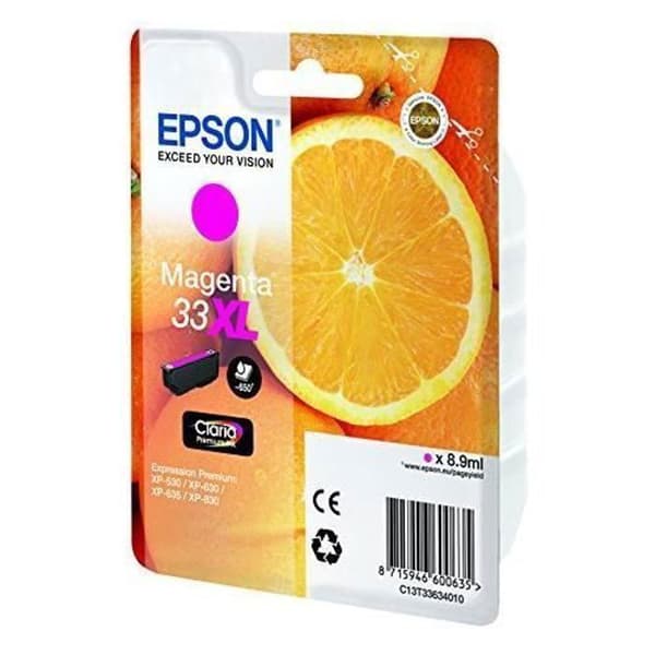 Epson 33XL Claria Premium Originalbläckpatron Magenta C13T33634012