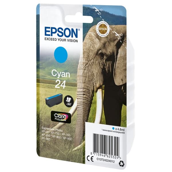 Epson Claria Photo HD bläckpatron - Cyan - Bläckstråle - 360 sidor - 1