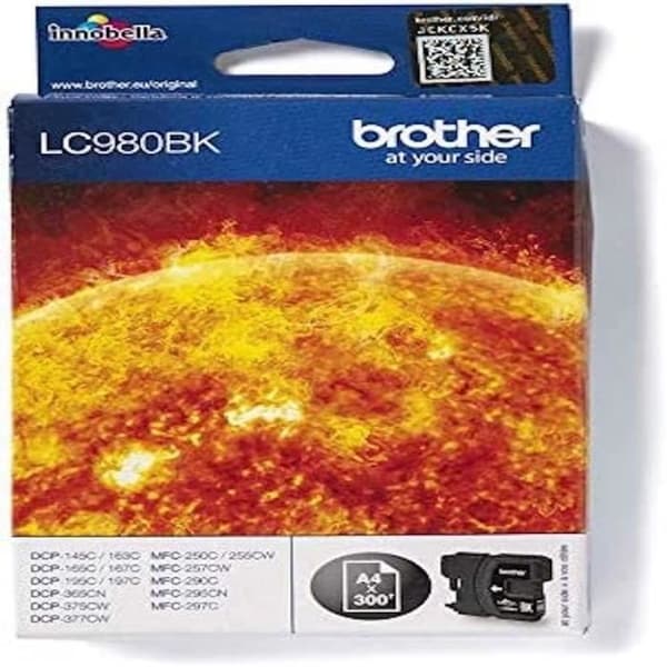 Brother LC980BK svart bläckpatron