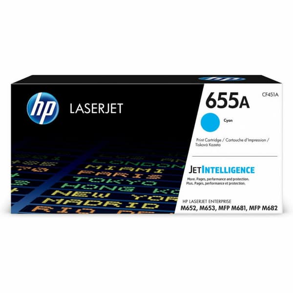 Originale Toner HP 655A Cyan
