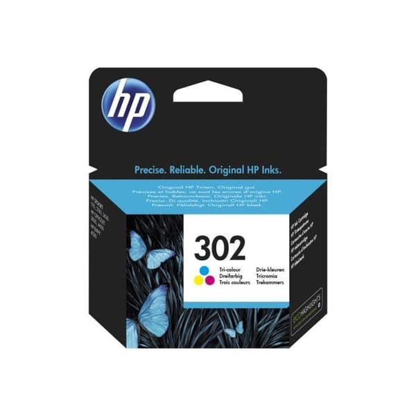 HP 302 bläckpatron - Cyan, Magenta, Gul - Bläckstråle - 1 / Pack