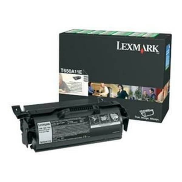 Toner Lexmark T650A11E Svart