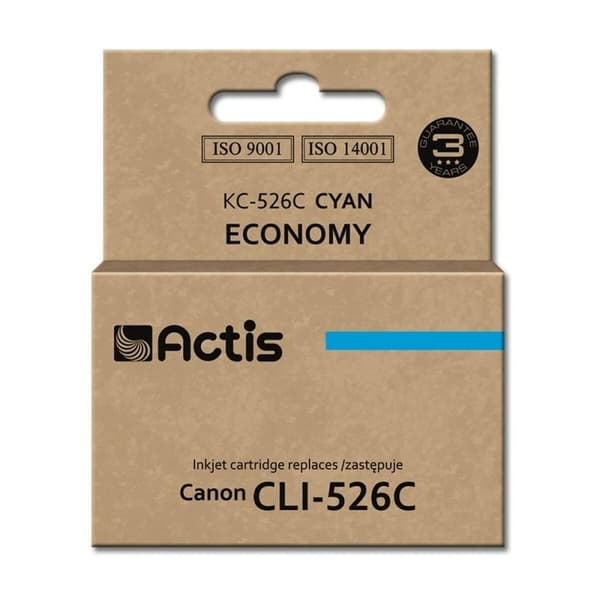 Alkunperäinen mustepatruuna Actis KC-526C Syaani