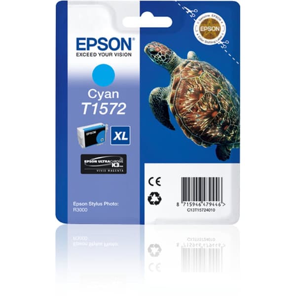 Alkunperäinen mustepatruuna Epson Stylus Photo R3000 Sininen Syaani