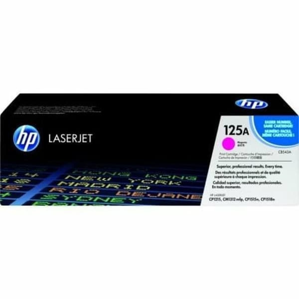 Alkuperäinen mustepatruuna HP 125A Punainen Magenta