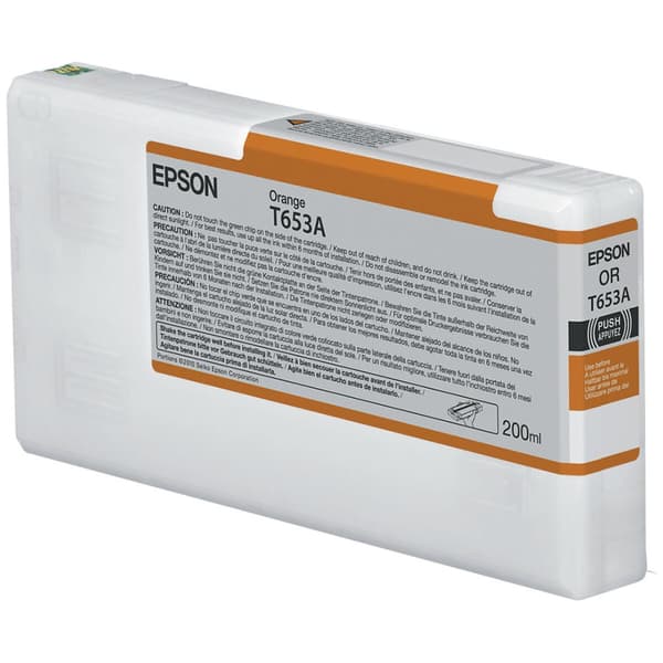 Alkunperäinen mustepatruuna Epson C13T653A00 Keltainen Oranssi