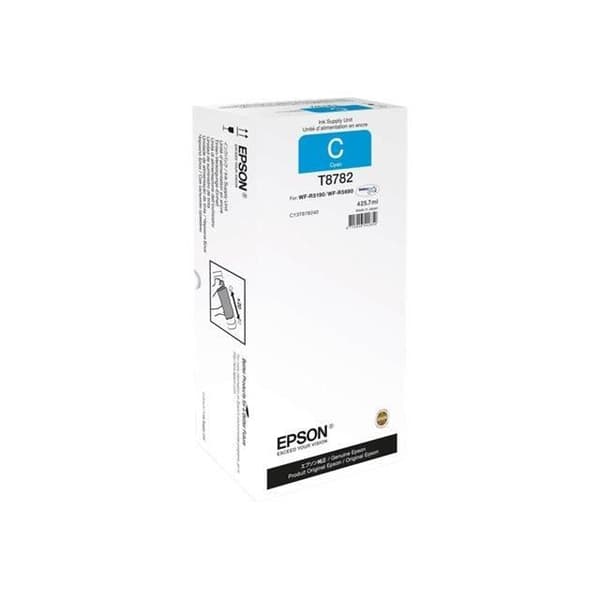 EPSON T8782 refill bläck - Cyan - 425,7 ml - WorkForce Pro WF-R5190, WF-R5690