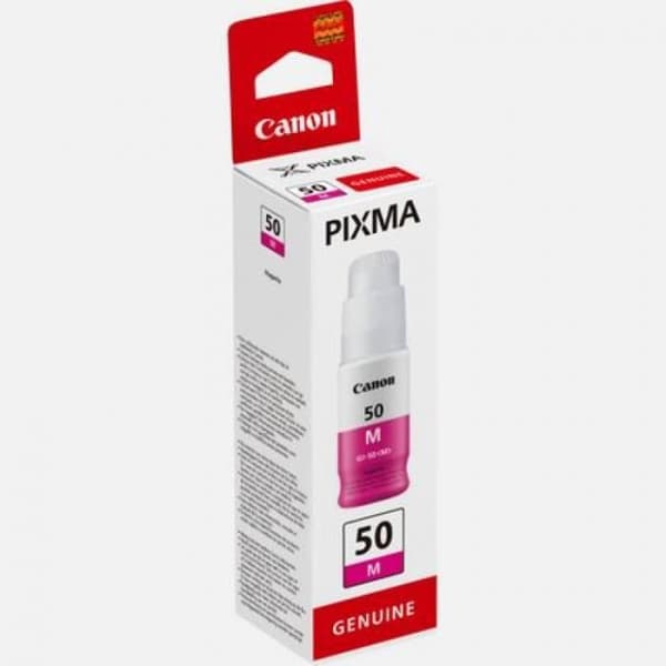 Bläckflaska - CANON - GI-50M - Magenta - PIXMA MegaTank-kompatibilitet - (3404C001)