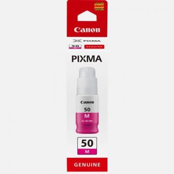 Bläckflaska - CANON - GI-50M - Magenta - PIXMA MegaTank-kompatibilitet - (3404C001)