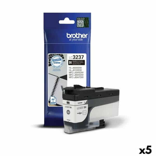 Original blækpatron Brother HLJ6000 / MFCJ5945 6945 Sort (5 enheder)