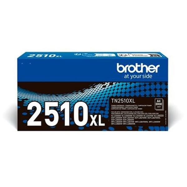 Original Toner Brother HLL2400DW HLL2445DW DCPL2620DW DCPL2627DWXL DCPL26 Svart (3 antal)