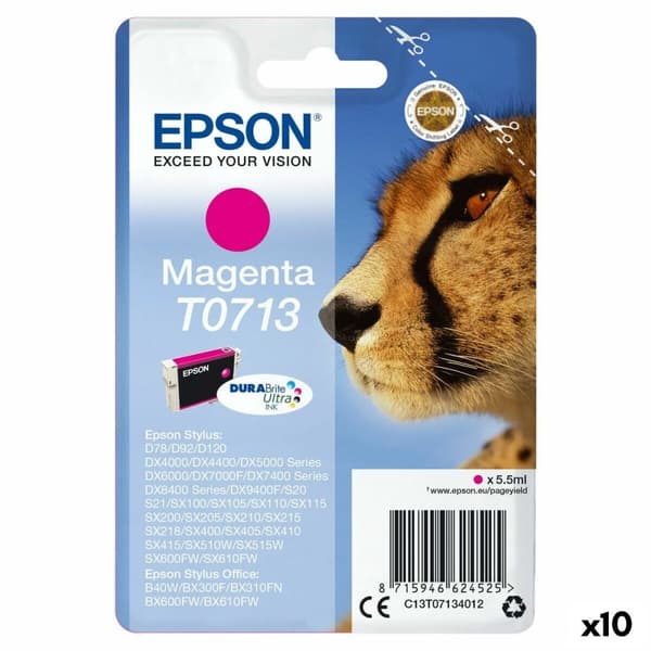 Original Bläckpatron Epson D-78/92/120/DX-4000/5000/6000/7000F Magenta (10 antal)