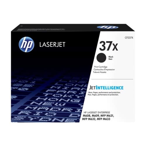 HP 37X - Lång livslängd - svart - original - LaserJet - tonerkassett (CF237X) - USA:s regering