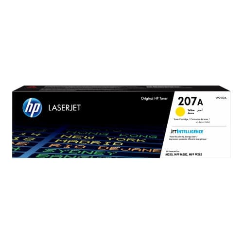 HP 207A - gul - original - LaserJet - tonerkassett (W2212A)