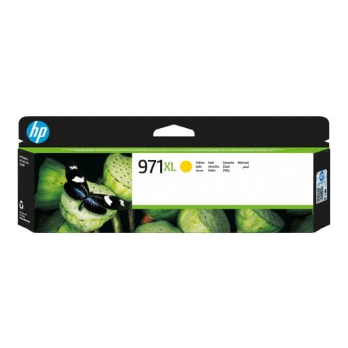 HP 971XL - Lång livslängd - gul - original - bläckpatron