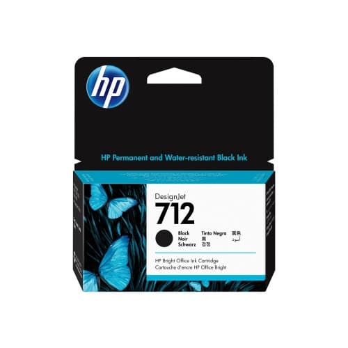 HP 712 - svart - original - DesignJet - bläckpatron