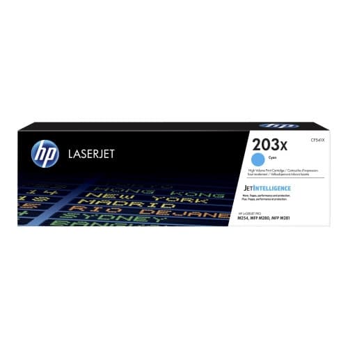 HP 203X - Lång livslängd - cyan - original - LaserJet - tonerkassett (CF541X)