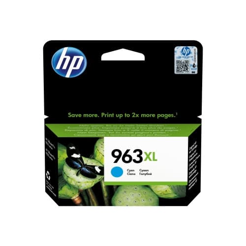 HP 963XL - Lång livslängd - cyan - original - bläckpatron