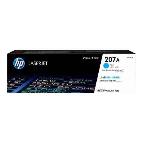 HP 207A - cyan - original - LaserJet - tonerkassett (W2211A)