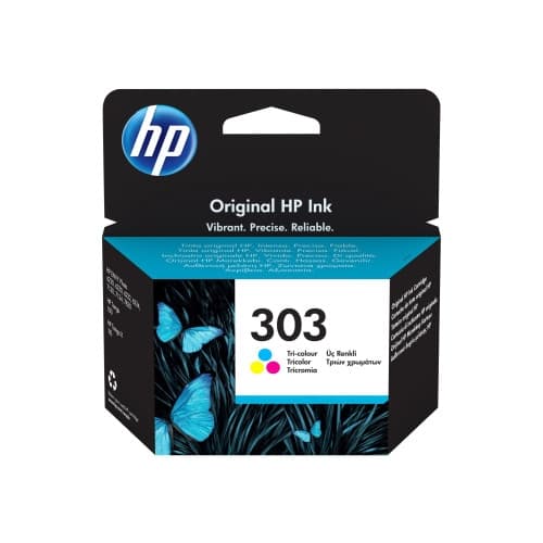 HP 303 - färg (cyan, magenta, gul) - original - bläckpatron
