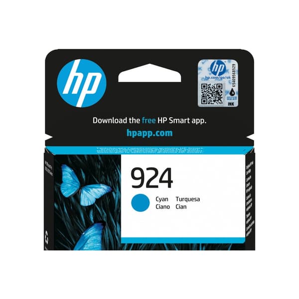 HP 924 - cyan - original - Officejet - bläckpatron