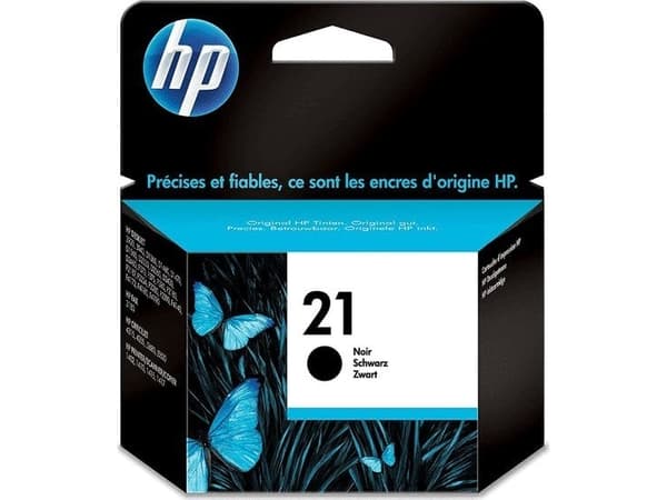 HP 21, Original, Pigmentbasert blekk, Svart, HP, HP Deskjet 3910, 3920, 3930, 3940, D1311, D1320, D1330, D1341, D1360, D1420, D1430, D1445, D1455,...