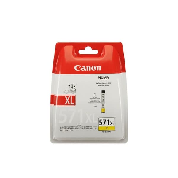 CANON CLI-571Y XL Gul bläckpatron - Stor kapacitet - 11 ml - 715 sidor