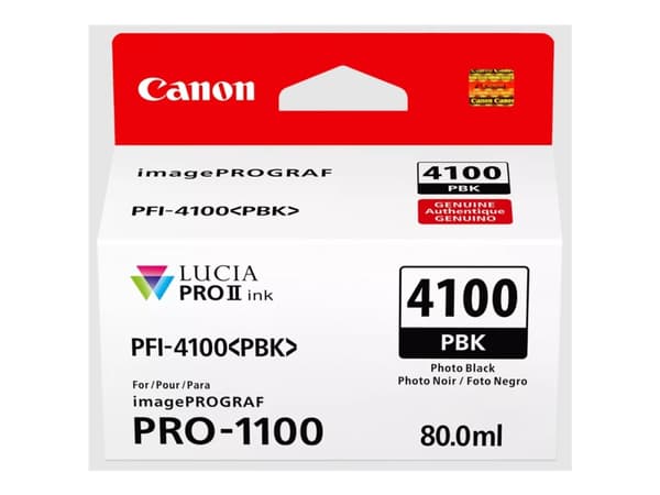 Canon PFI-4100 PBK - 80 ml - fotosort - original - hengeboks - blekkbeholder - for imagePROGRAF PRO-1100